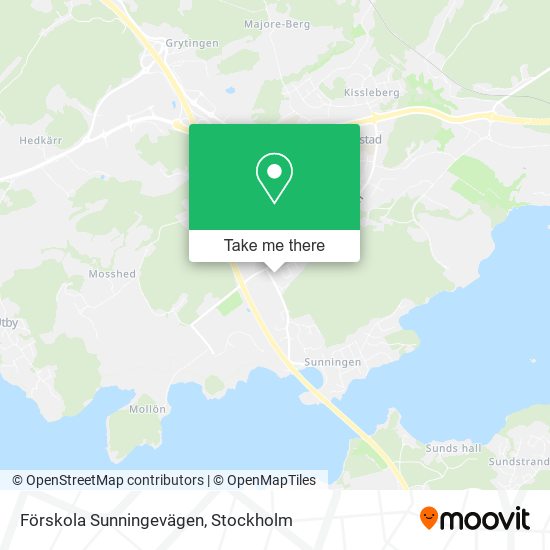 Förskola Sunningevägen map