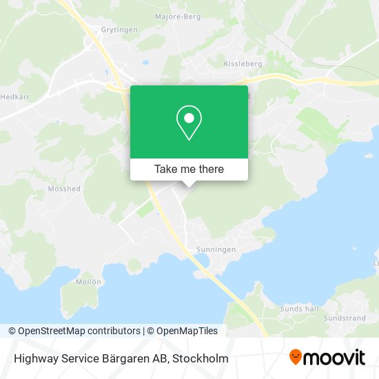 Highway Service Bärgaren AB map