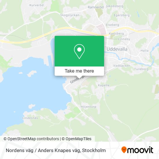 Nordens väg / Anders Knapes väg map
