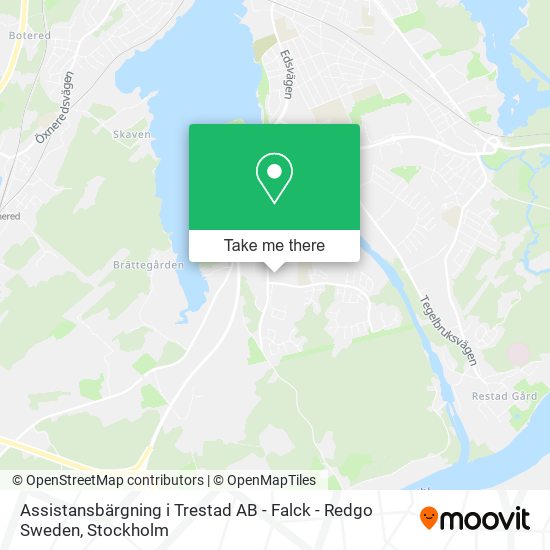 Assistansbärgning i Trestad AB - Falck - Redgo Sweden map