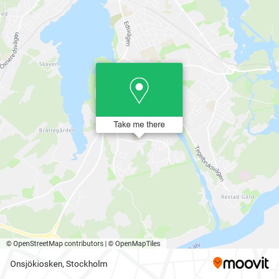 Onsjökiosken map