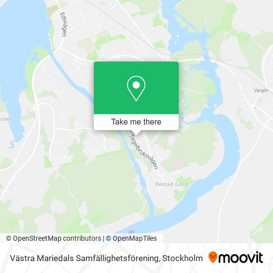 Västra Mariedals Samfällighetsförening map