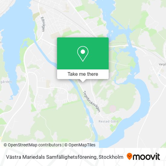 Västra Mariedals Samfällighetsförening map