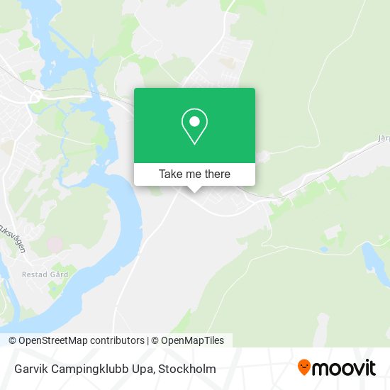 Garvik Campingklubb Upa map