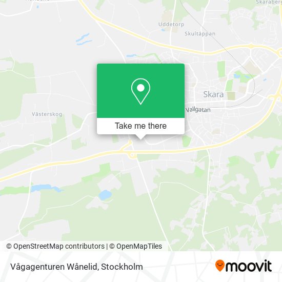 Vågagenturen Wånelid map