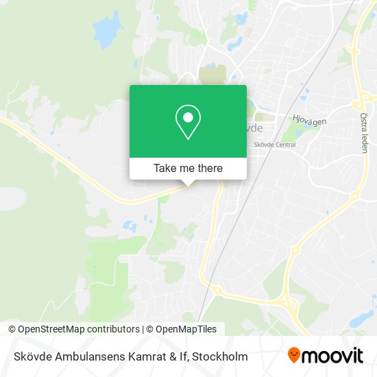 Skövde Ambulansens Kamrat & If map