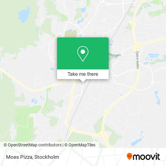 Moes Pizza map