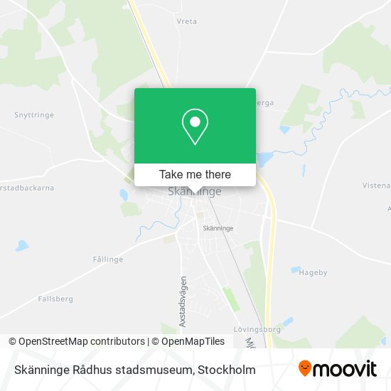Skänninge Rådhus stadsmuseum map