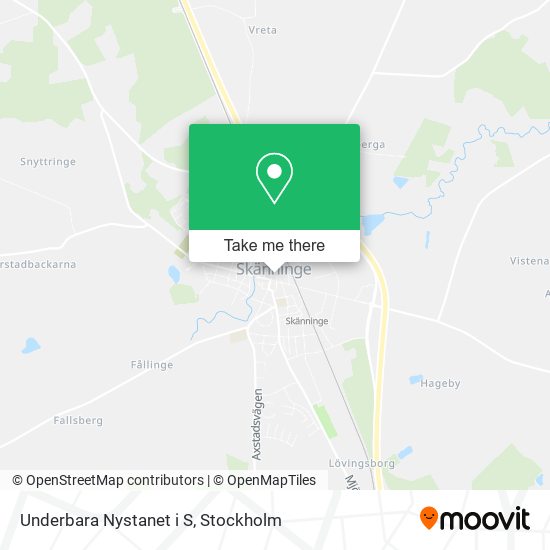 Underbara Nystanet i S map