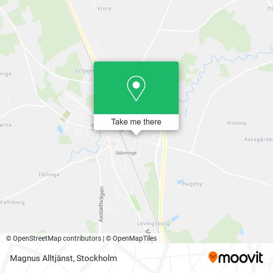 Magnus Alltjänst map