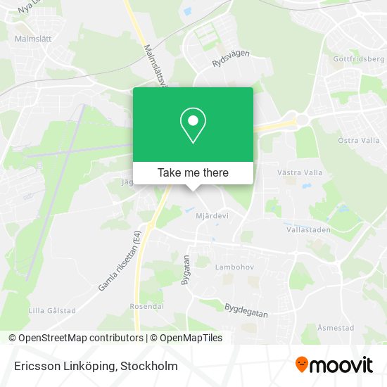 Ericsson Linköping map