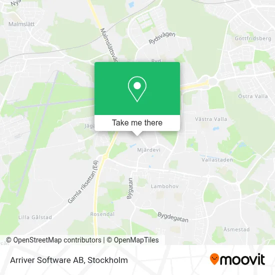 Arriver Software AB map