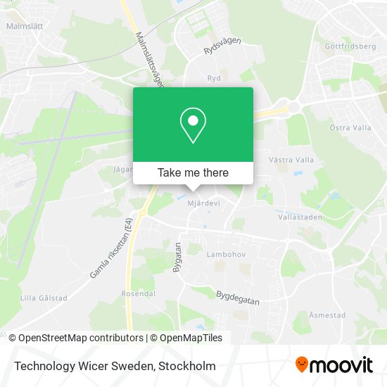 Technology Wicer Sweden map