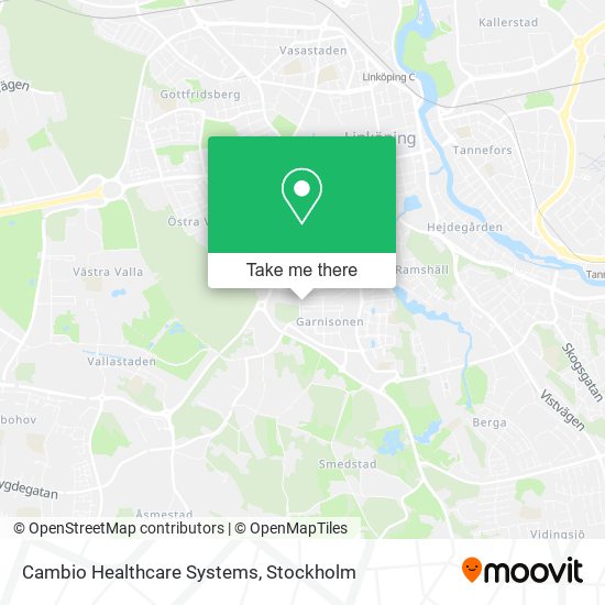 Cambio Healthcare Systems map