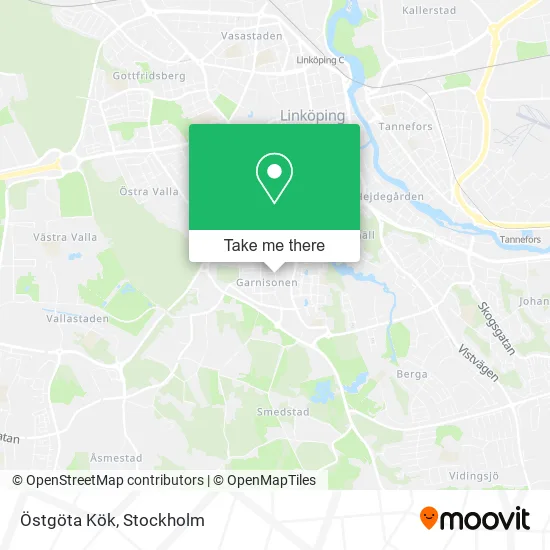 Östgöta Kök map