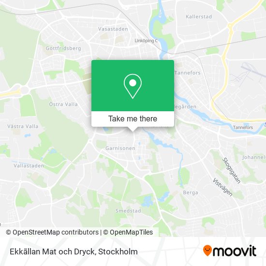 Ekkãllan Mat och Dryck map