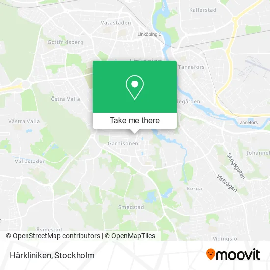 Hårkliniken map