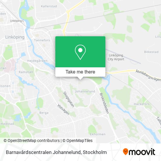 Barnavårdscentralen Johannelund map