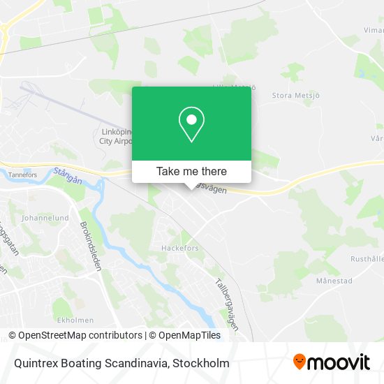 Quintrex Boating Scandinavia map
