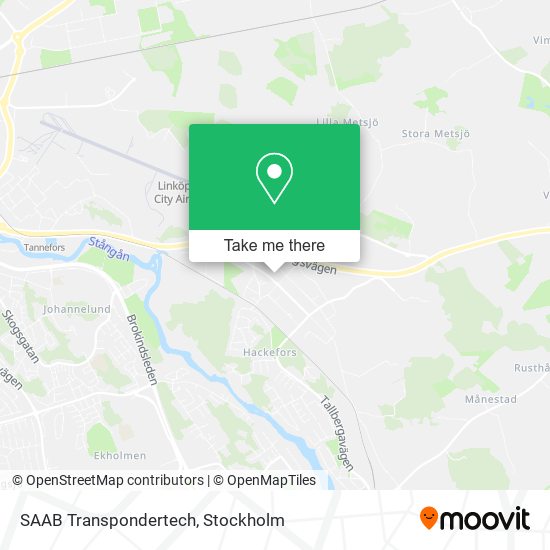 SAAB Transpondertech map
