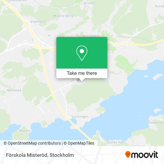 Förskola Misteröd map