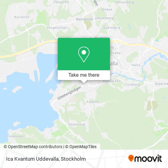 Ica Kvantum Uddevalla map