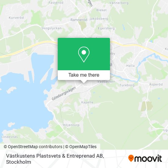 Västkustens Plastsvets & Entreprenad AB map