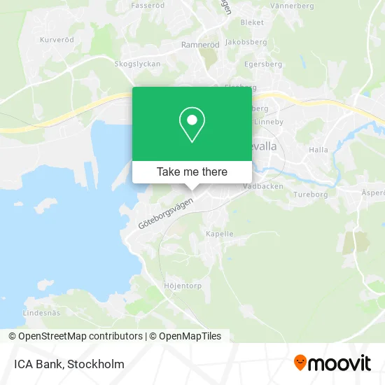 ICA Bank map