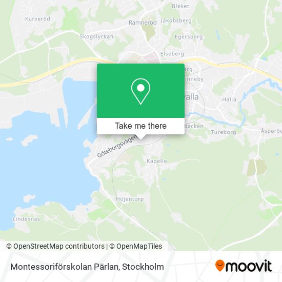 Montessoriförskolan Pärlan map