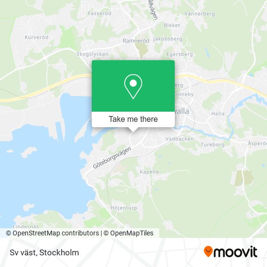 Sv väst map