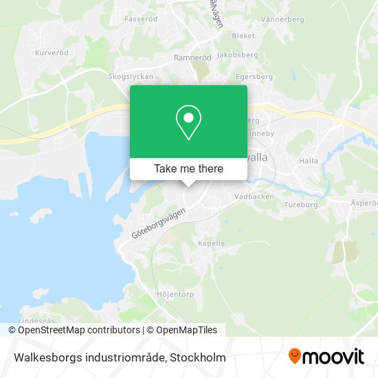 Walkesborgs industriområde map