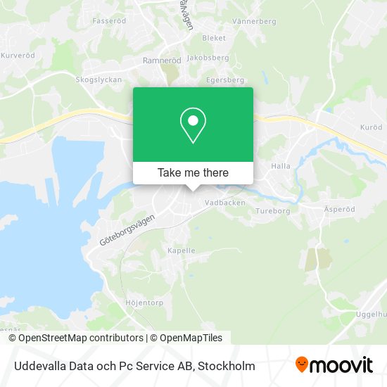 Uddevalla Data och Pc Service AB map