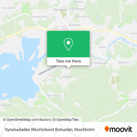 Synskadades Riksförbund Bohuslän map