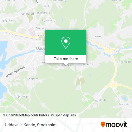 Uddevalla Kendo map