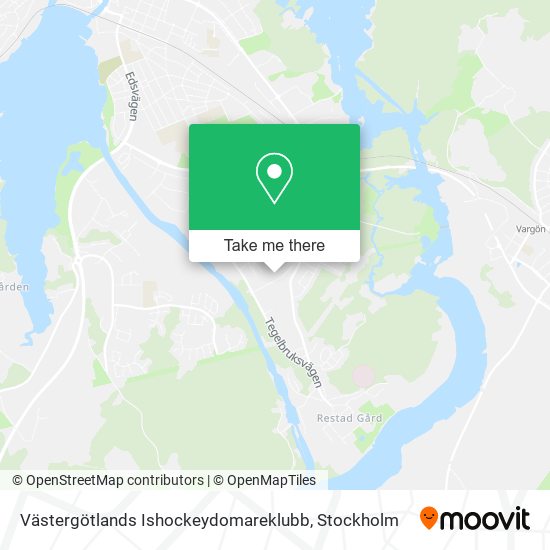 Västergötlands Ishockeydomareklubb map