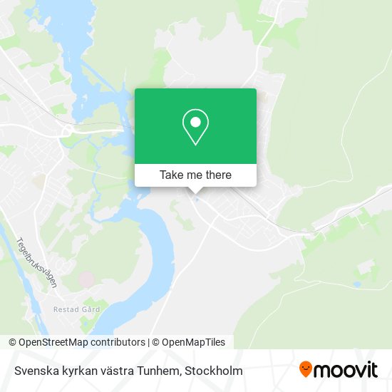 Svenska kyrkan västra Tunhem map