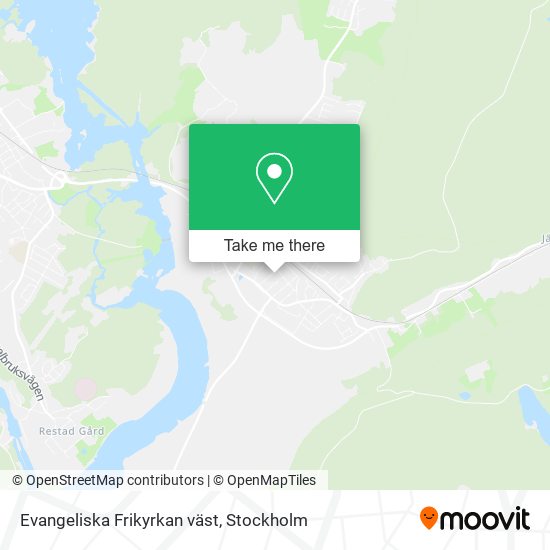 Evangeliska Frikyrkan väst map