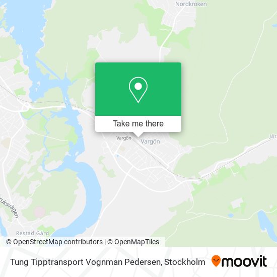 Tung Tipptransport Vognman Pedersen map
