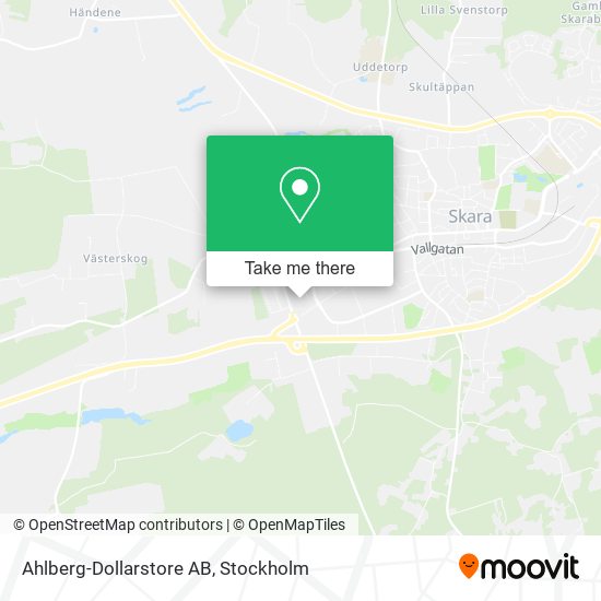 Ahlberg-Dollarstore AB map