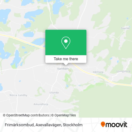 Frimärksombud, Axevallavägen map