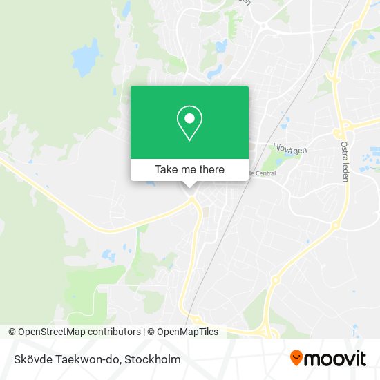 Skövde Taekwon-do map