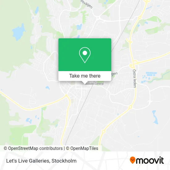 Let's Live Galleries map