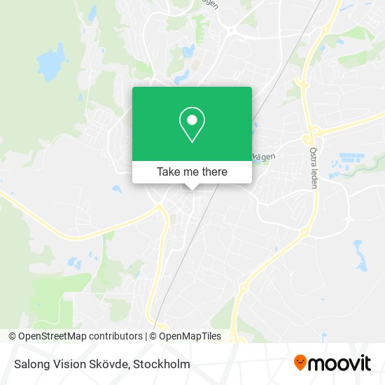 Salong Vision Skövde map