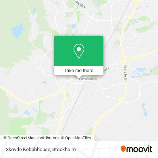 Skövde Kebabhouse map