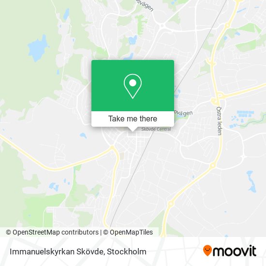 Immanuelskyrkan Skövde map