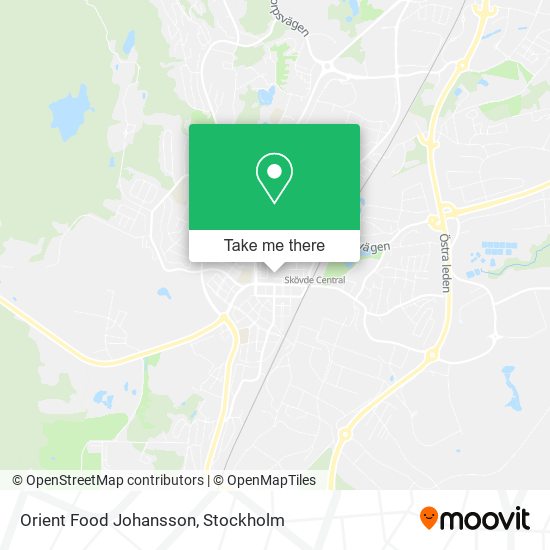 Orient Food Johansson map