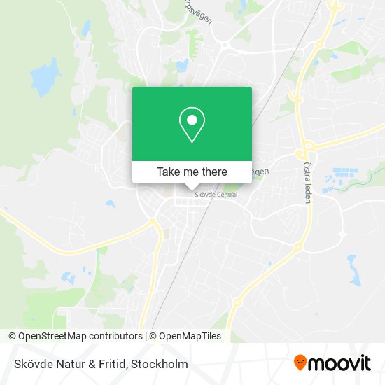 Skövde Natur & Fritid map
