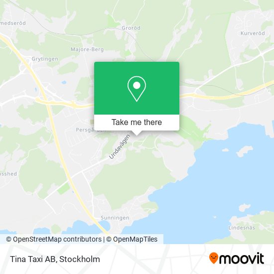 Tina Taxi AB map