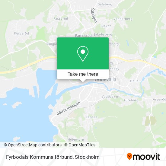 Fyrbodals Kommunalförbund map