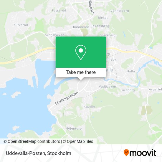 Uddevalla-Posten map